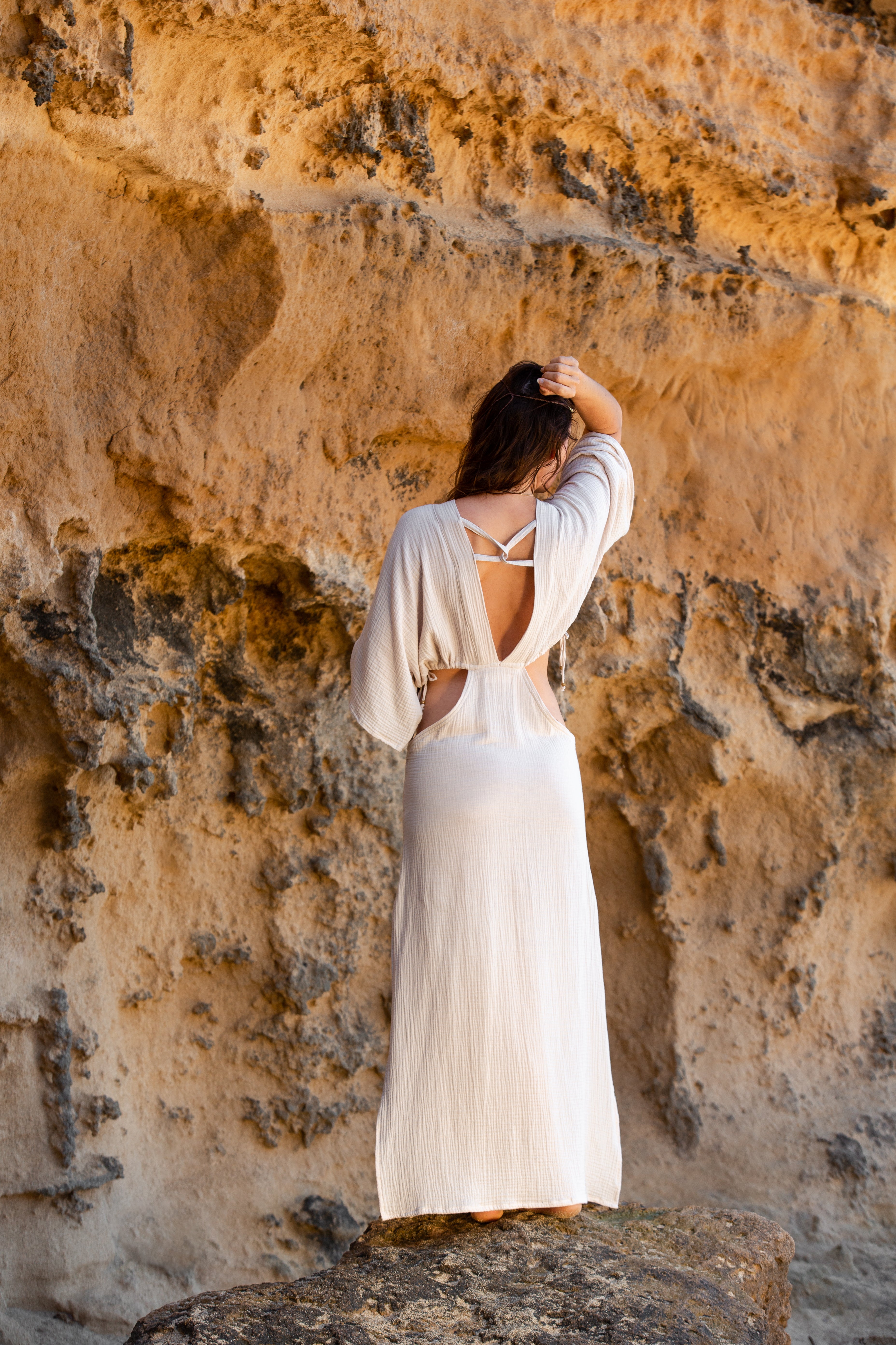 Sand Diamond Dress