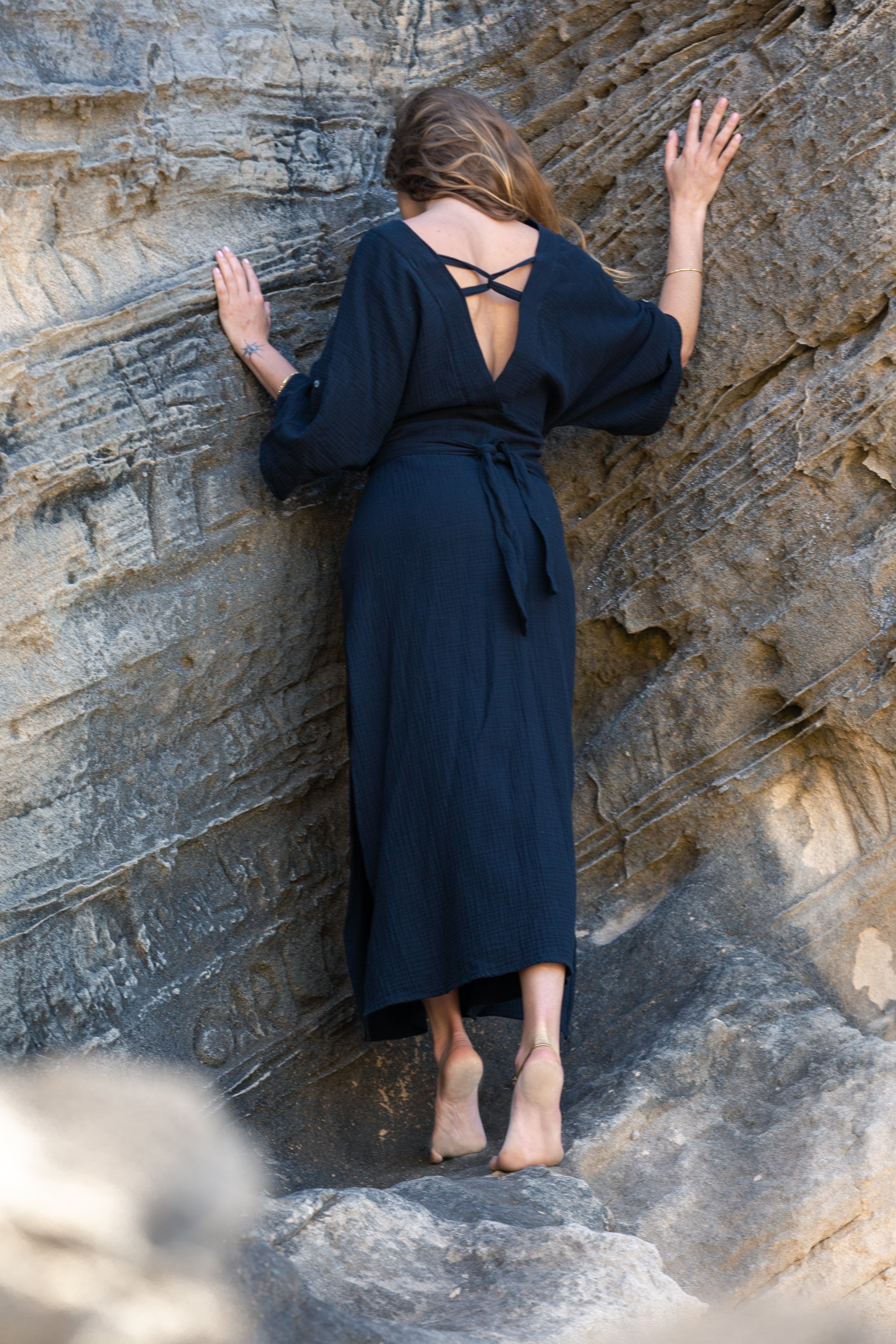 Black Kaftan Dress