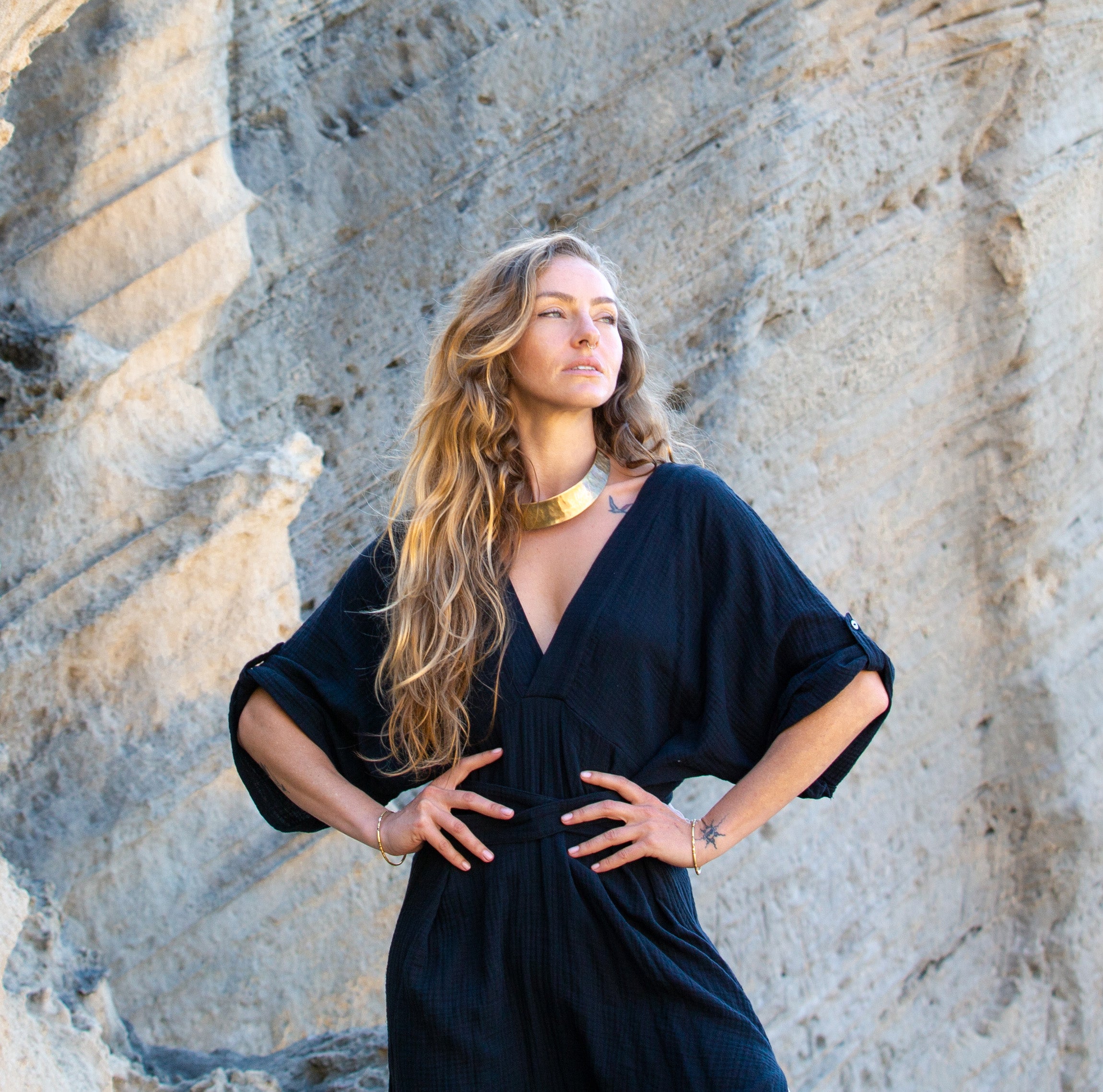 Black Kaftan Dress