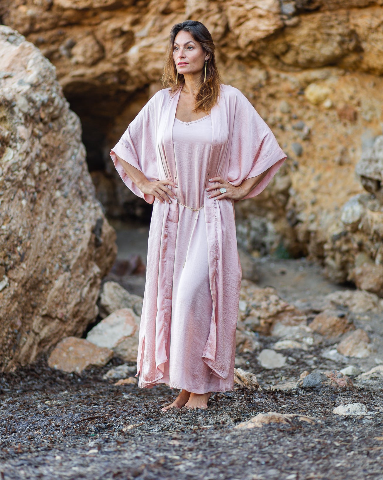 Pink Agate Kimono