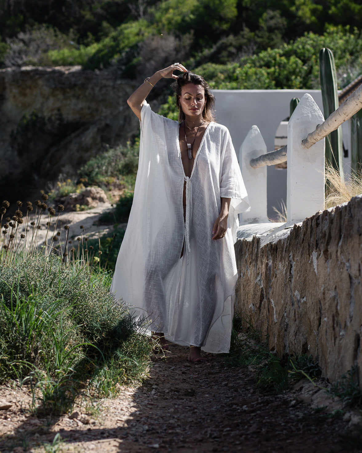 White Opal Kaftan
