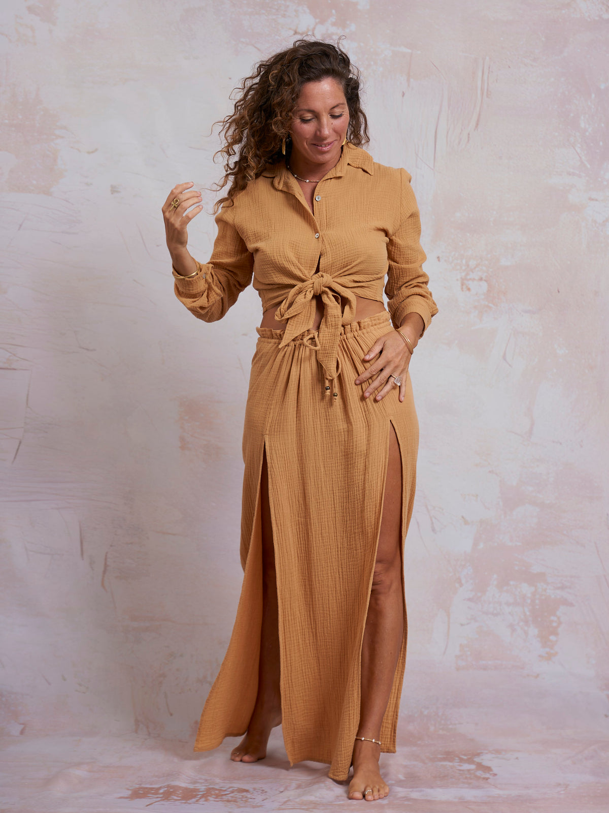 Mustard Nancy Shirt