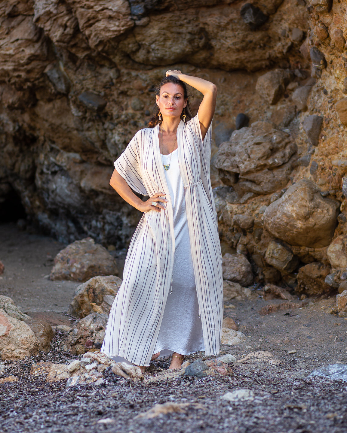 Rosa Rayas Iris Kaftan