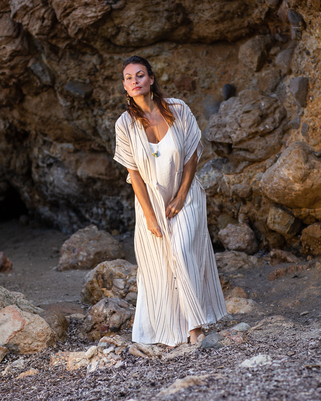 Rosa Rayas Iris Kaftan