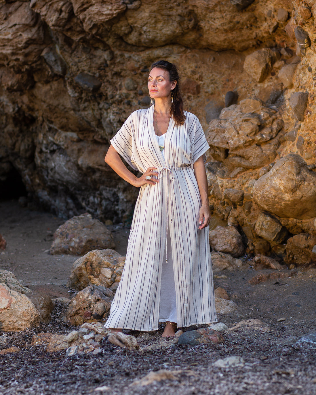 Rosa Rayas Iris Kaftan