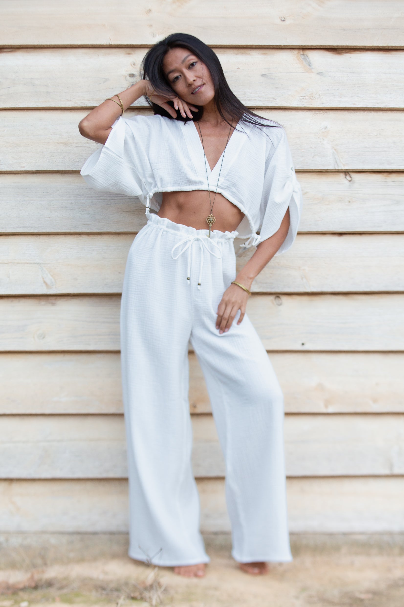 White Palazzo Pants
