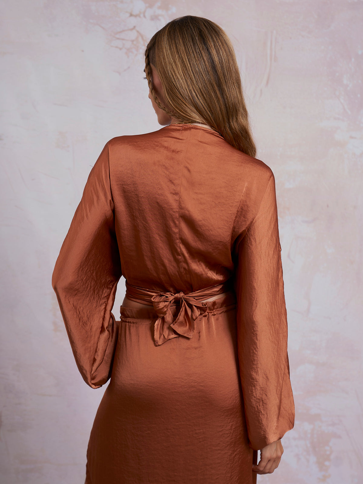 Copper Satin Selene Top