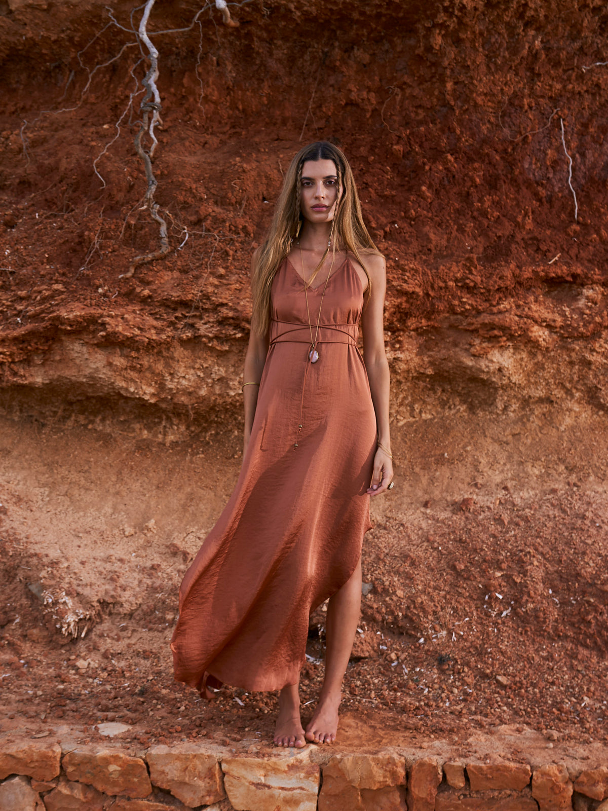 Copper Surya Dress