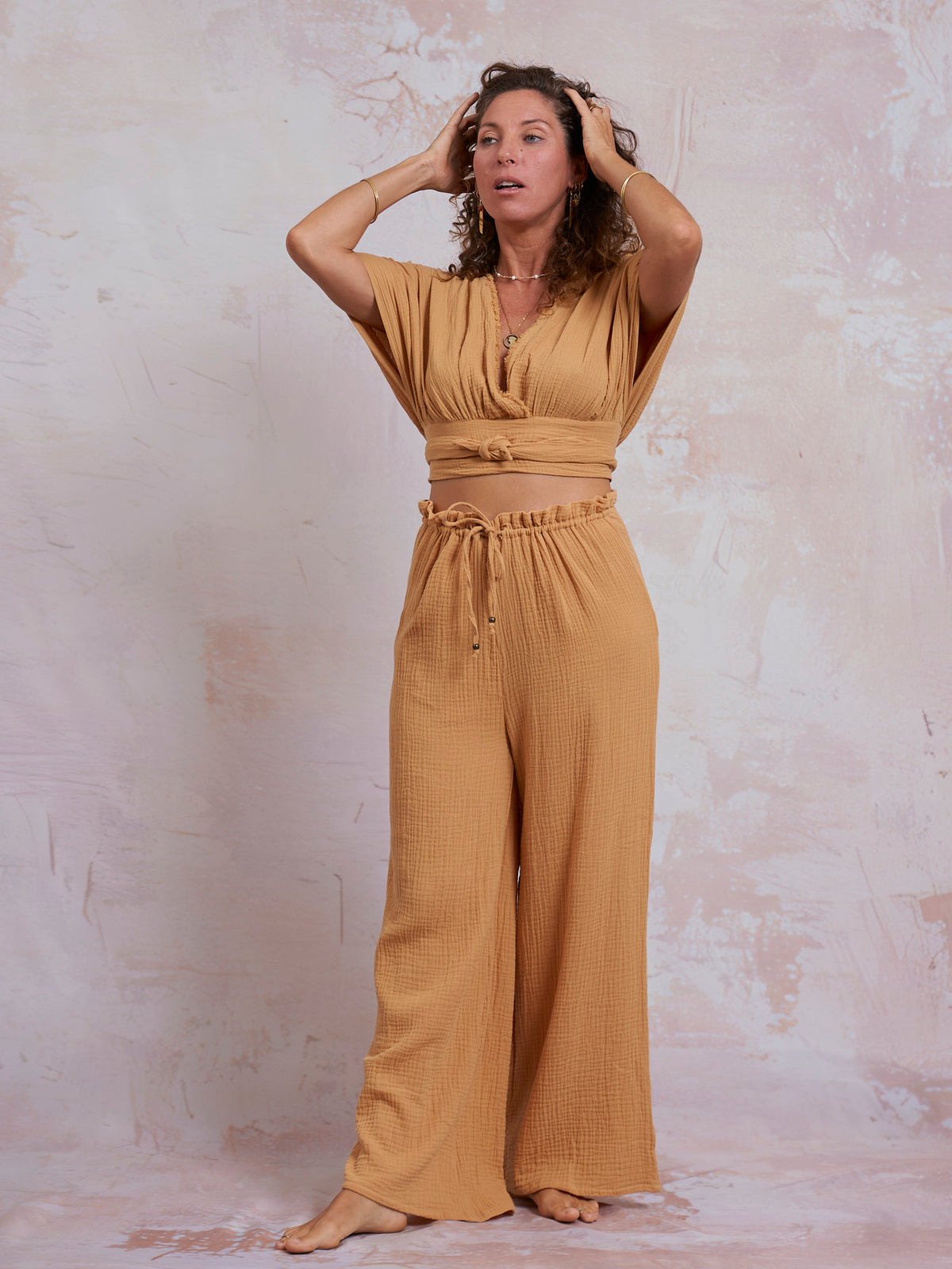 Mustard Palazzo Pants