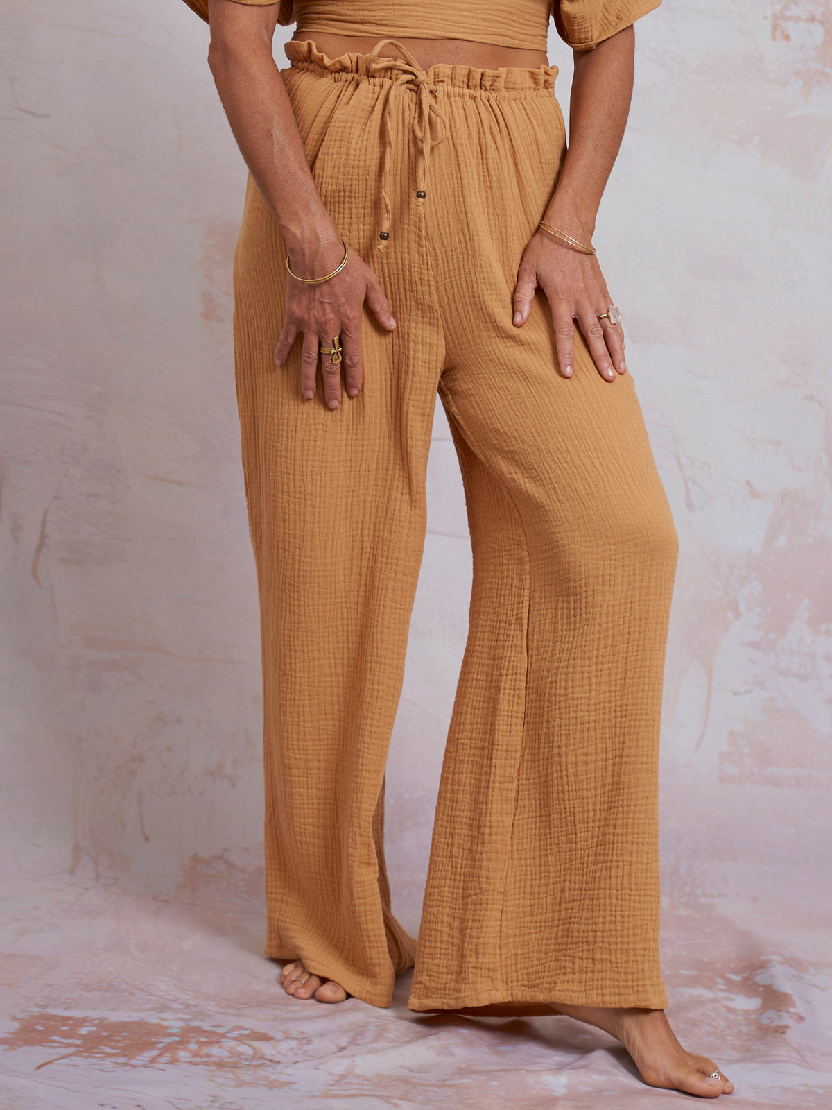 Mustard Palazzo Pants