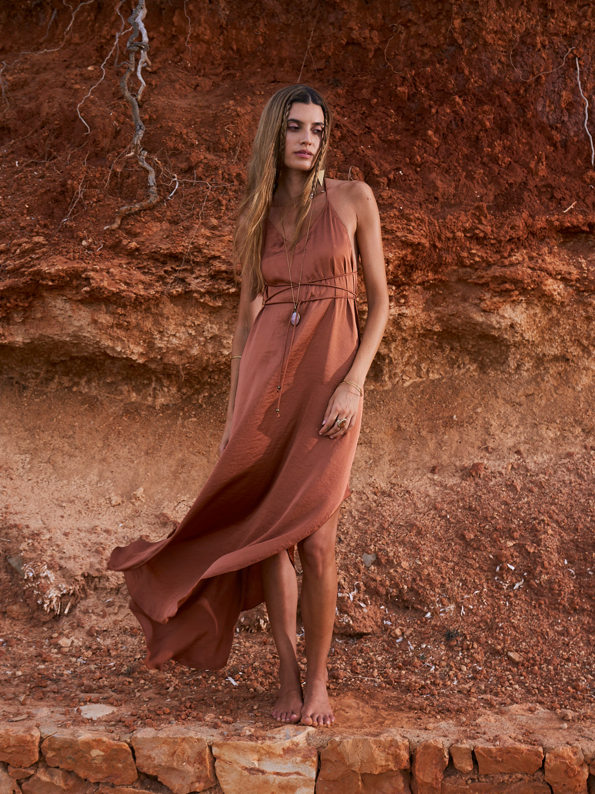 Copper Surya Dress